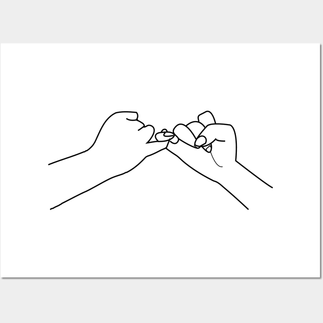 Pinky Promise Wall Art by mimimeeep